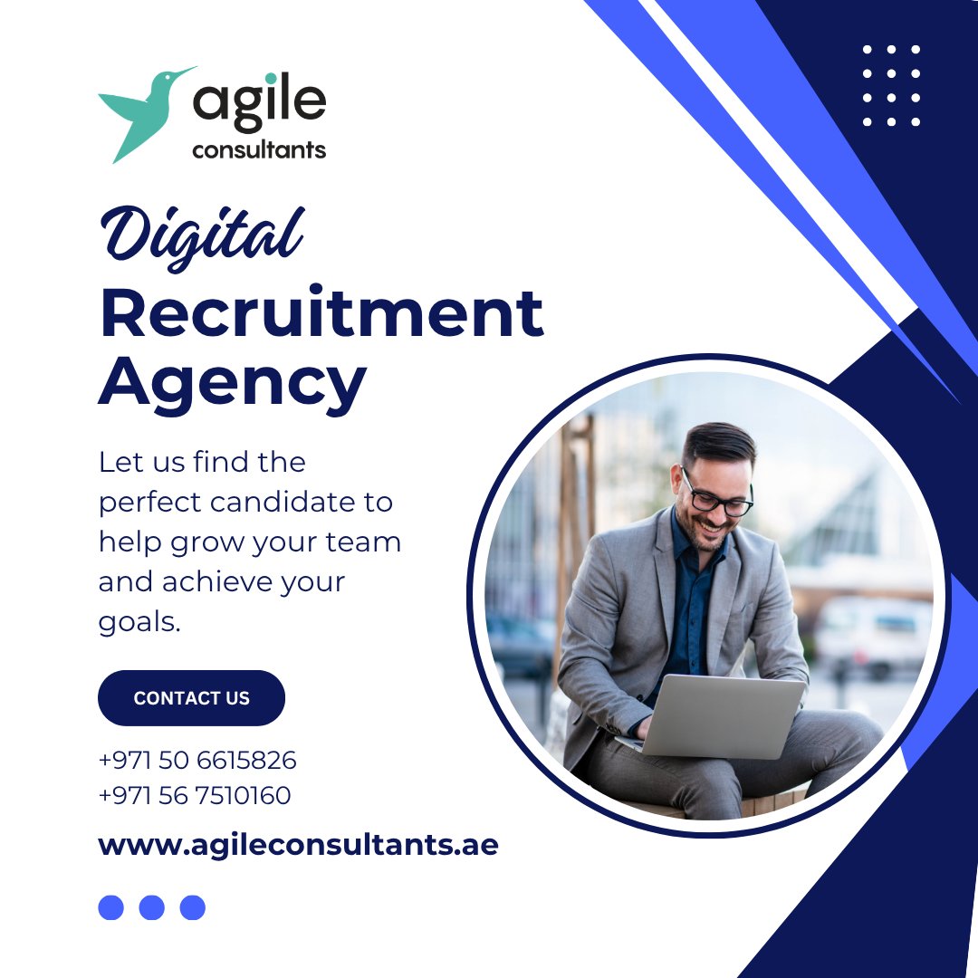 AgileUAE's tweet photo. Hiring doesn't have to be complicated.
Whether you're recruiting for a single role or expanding your team, Agile Consultants is here to help you find the right talent.
Discover how we can support your hiring needs: https://t.co/8Wij3MNPlx
#RecruitmentPartner #TalentSolutions https://t.co/X0aJIQyW5L