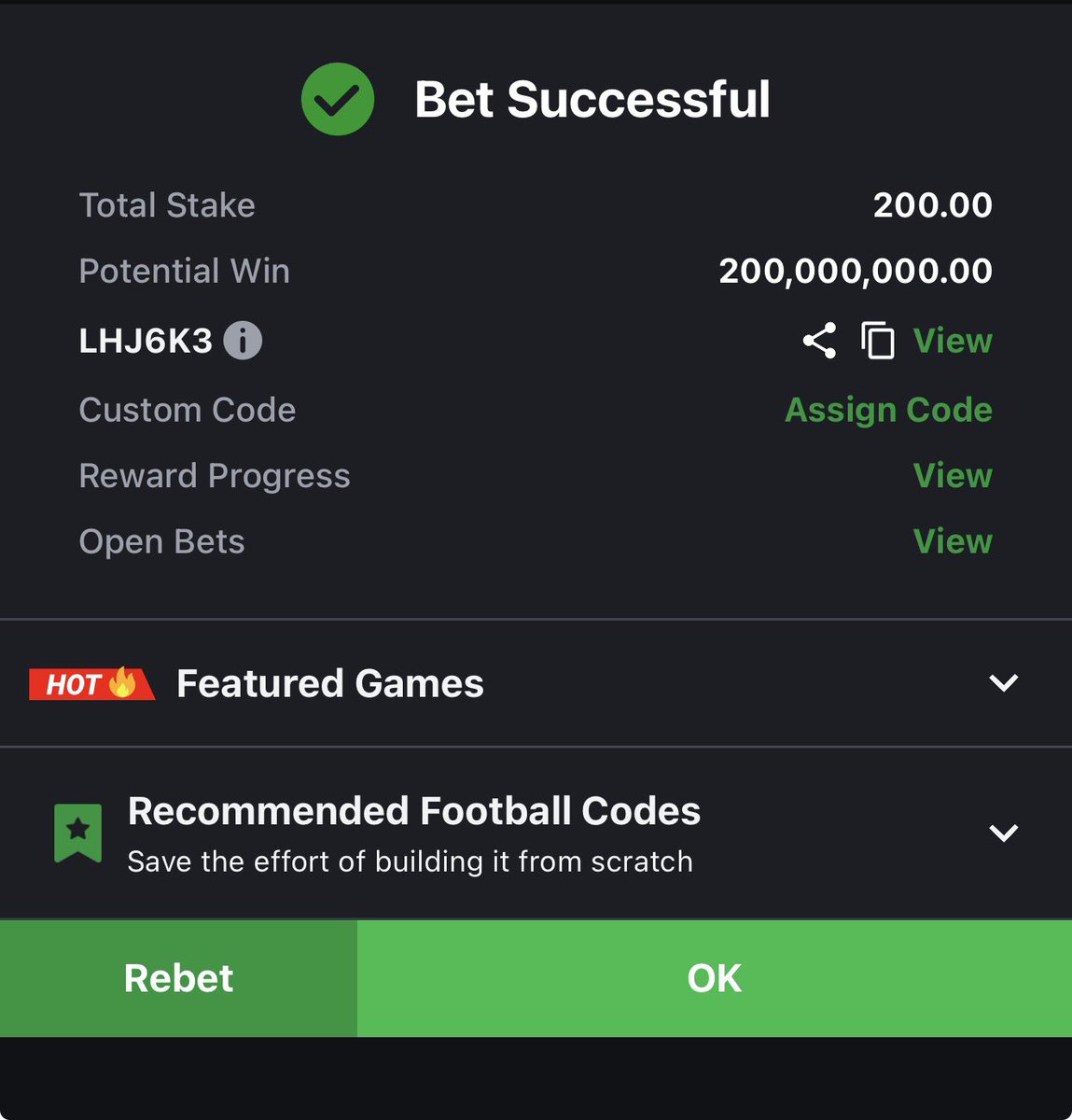 Cyberjoe19's tweet photo. 40 GAMES ONLY!!!

CODE: LHJ6K3

RTA!!!
Tag your favorite punters for ✍️ https://t.co/d2WrNCUtyW