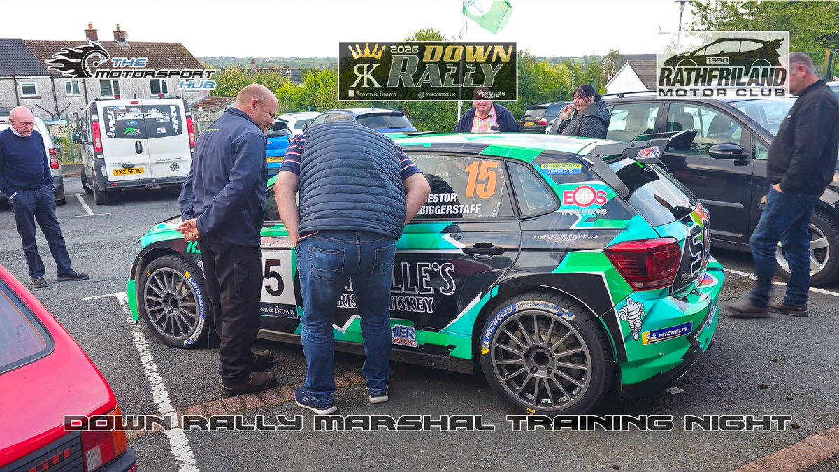 TheMSHub's tweet photo. A great turnout for the Down Rally Marshal Training Event last night at Kinallen Primary School. Shows how much preparation is needed and teamwork which is required for a rally event. #downrally #nirally #motorsportuk #northernireland @ourmotorsportuk https://t.co/IGxD9KfZlt