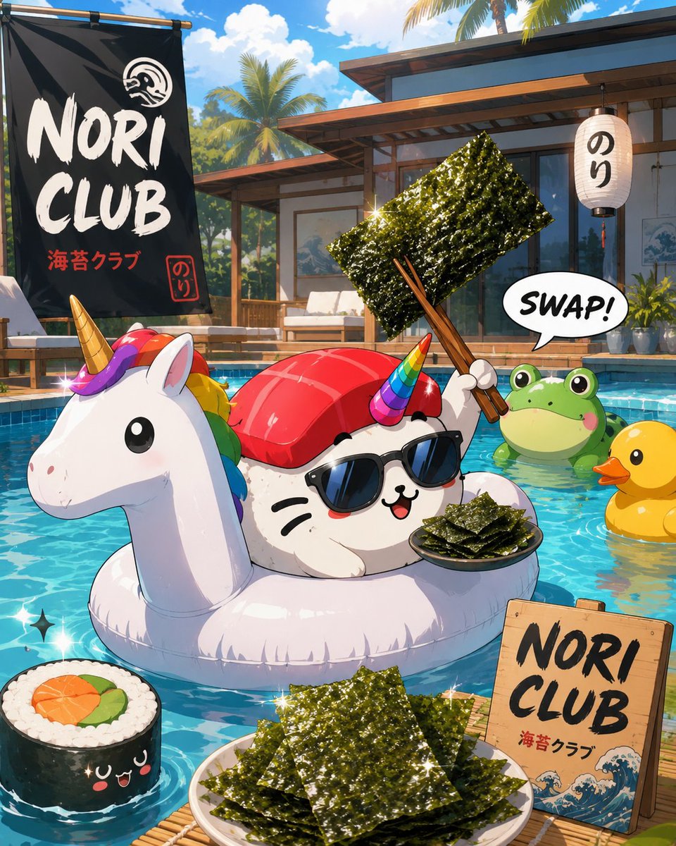 blrna2005's tweet photo. @alexmccurryo @lateniteonchain Welcome to the Nori Club🥢 https://t.co/1L4wSKIiEQ
