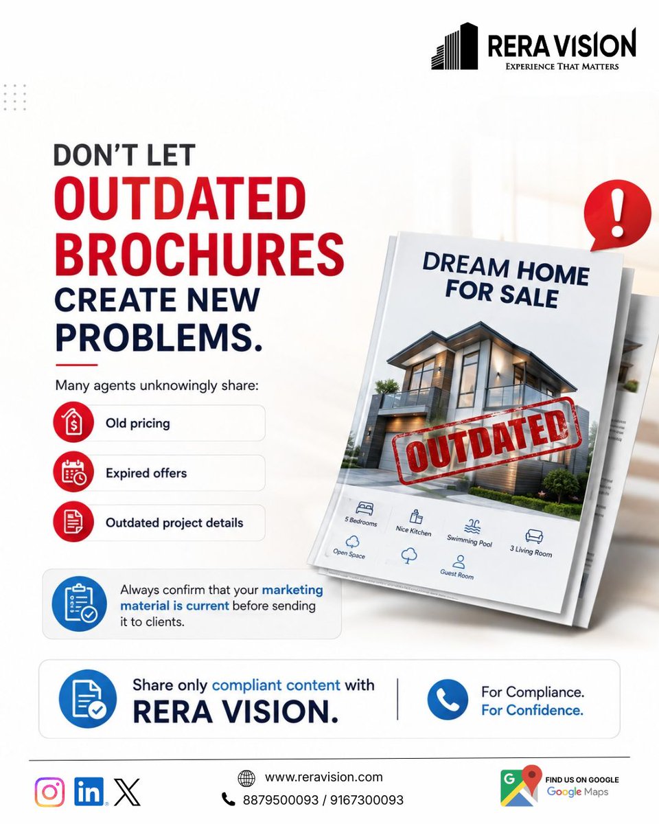 ReraVision's tweet photo. Your reputation is built with every property you recommend.

Transparency builds trust. Trust brings referrals, long-term relationships, and a stronger personal brand.

Build trust. Rely on RERA Vision.

#ReraVision #RealEstate #Compliance #Trust #PropertyAgent https://t.co/06awdwQ0Zh
