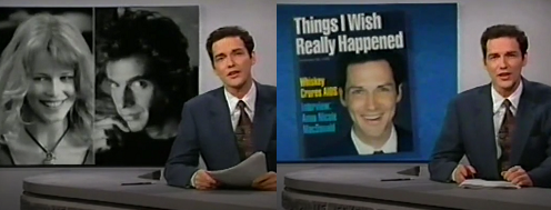 NormSNLJokes's tweet photo. This week, supermodel Claudia Schiffer broke up with magician David Copperfield.

Later, a devastated Copperfield wandered out onto the street, and was hit by a bus.

This, according to the current issue of "Things I Wish Really Happened." https://t.co/HblbPCY3Oq