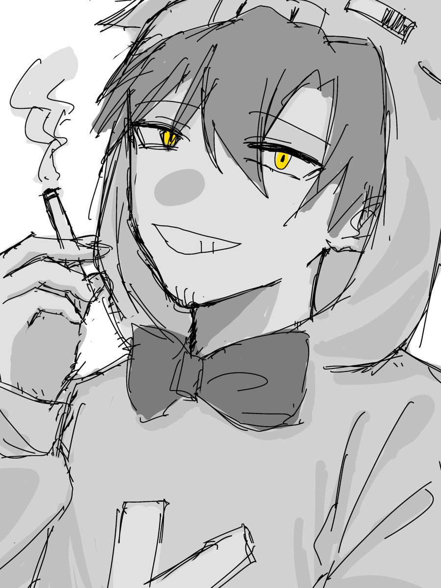 Miinyaooon's tweet photo. きょーさん難しい…！イケオジ描きたい…っ！ https://t.co/24Jwm0aB6v
