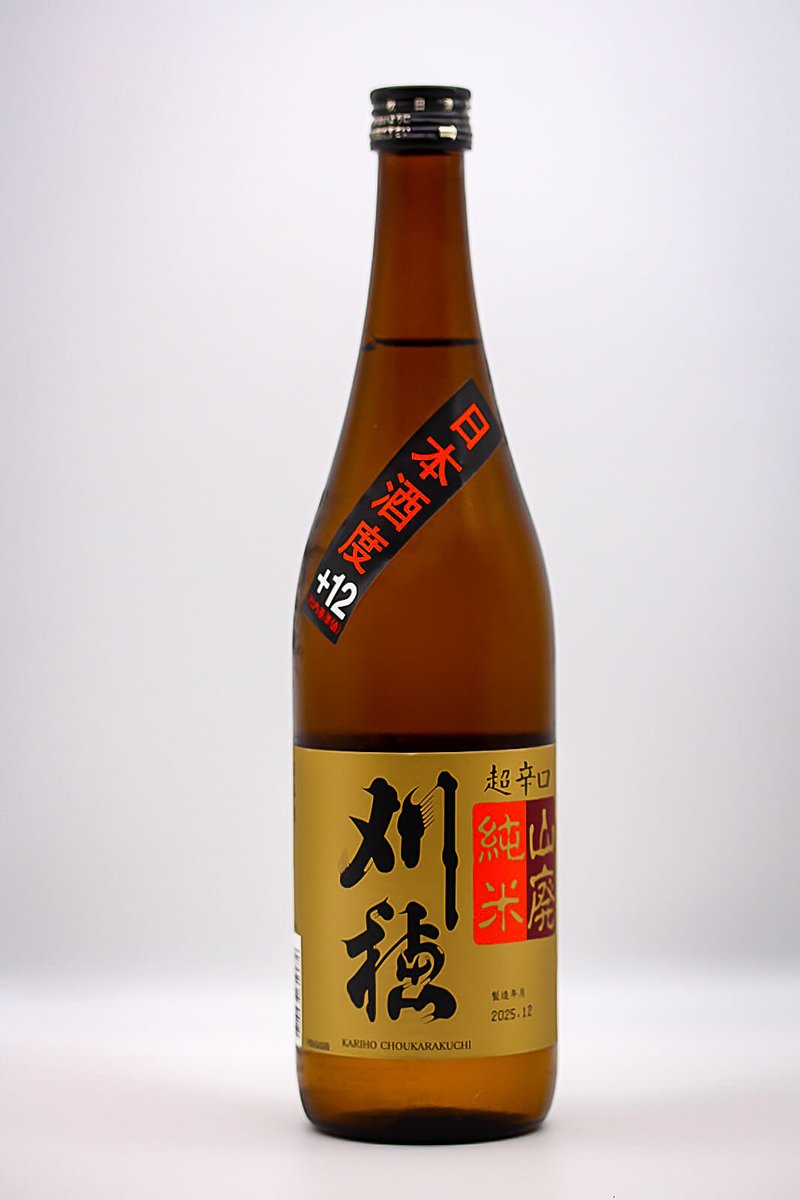JrefSake's tweet photo. Kariho Yamahai Junmai Chōkarakuchi (刈穂 山廃純米超辛口) proves that "super dry" doesn't mean lacking flavour. A classic Yamahai with deep umami and a clean finish. 🍶 https://t.co/NMLMzgo7V4 https://t.co/AzcBJIz7EK