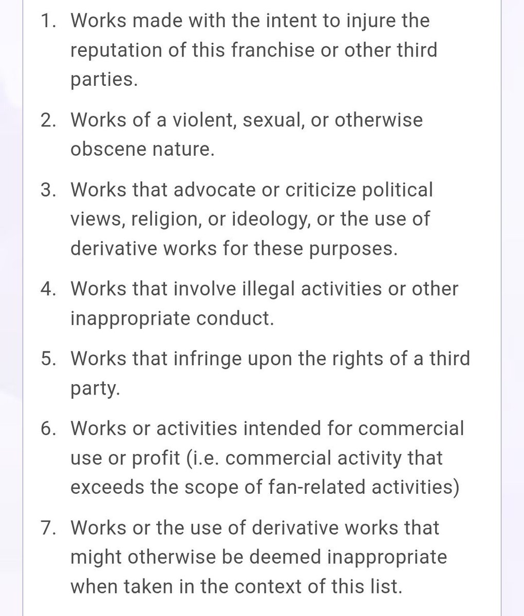 skumarv_'s tweet photo. Btw ni rules lengkapnya ya. Intinya selagi bukan untuk cari cuan, ke ranah politik dan dibikin jelek mah gamasalah 😂😂😂😂 https://t.co/R64Rf2ctxx