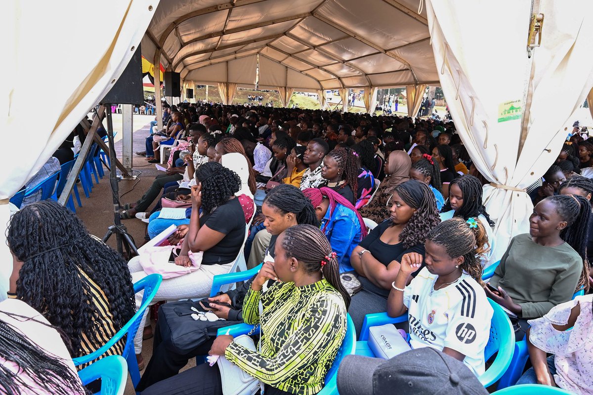 emergingleader_'s tweet photo. Addressing Year Ones at the Makerere University Business School Orientation, Co-Chair of the ELP Taskforce, Ms. Barbara Kaija @BarbaraKaija , kept it real.

In a speech delivered on her behalf by ELP Program Director, Mr. Geoffrey Denye @GDenye , she said:  
“Rumors will spread. Lists will circulate. Pressure will come. University will test your choices, your friendships, and your purpose.”

And here’s the truth:  
*“Your greatest protection is the choices you make every single day.”*  
*“Your choices shape more than your circumstances. They shape your future and the lives of others.”*

You are not just a student. You are valuable, and your future is worth protecting.

That’s why ELP is here,  not to lecture, but to walk with you. To build character that opens doors.  
TV
This happens through mentorship, leadership, SAFE spaces, and honest conversations on character, competence, and compassion. Wholistic formation is the goal.

Together, let us ignite a generation to transform nations.