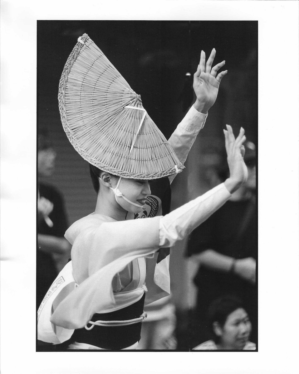 satoitsu's tweet photo. きたまち阿波踊り　ひょっとこ連　2026年7月25日 https://t.co/CzN3CTIEDJ