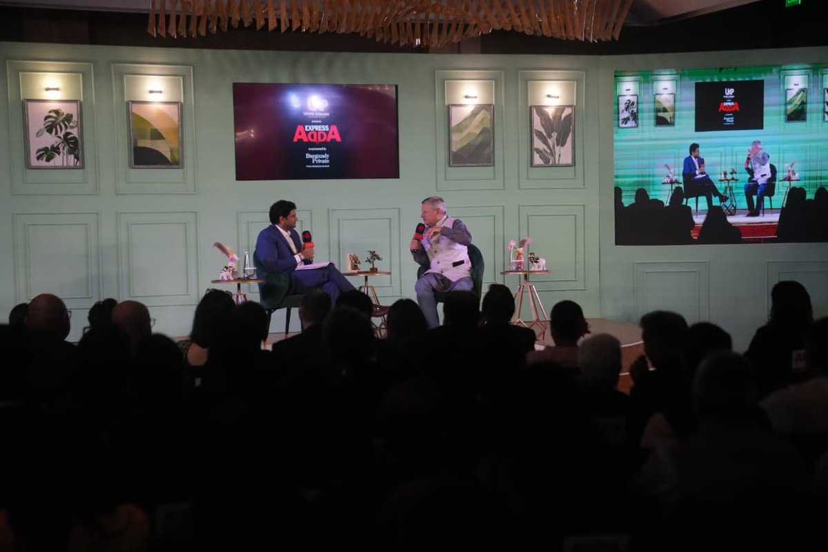 IndianExpress's tweet photo. #ExpressAdda | "International taste of India (K-Drama, Japanese drama) has been a surprise for everyone including myself, who came here with a pre-formed idea of what we had to do for Indian audience": Ted Sarandos, Co-CEO, Netflix to Anant Goenka, Executive Director, The Indian Express
Watch: https://t.co/Mst855Oa9h