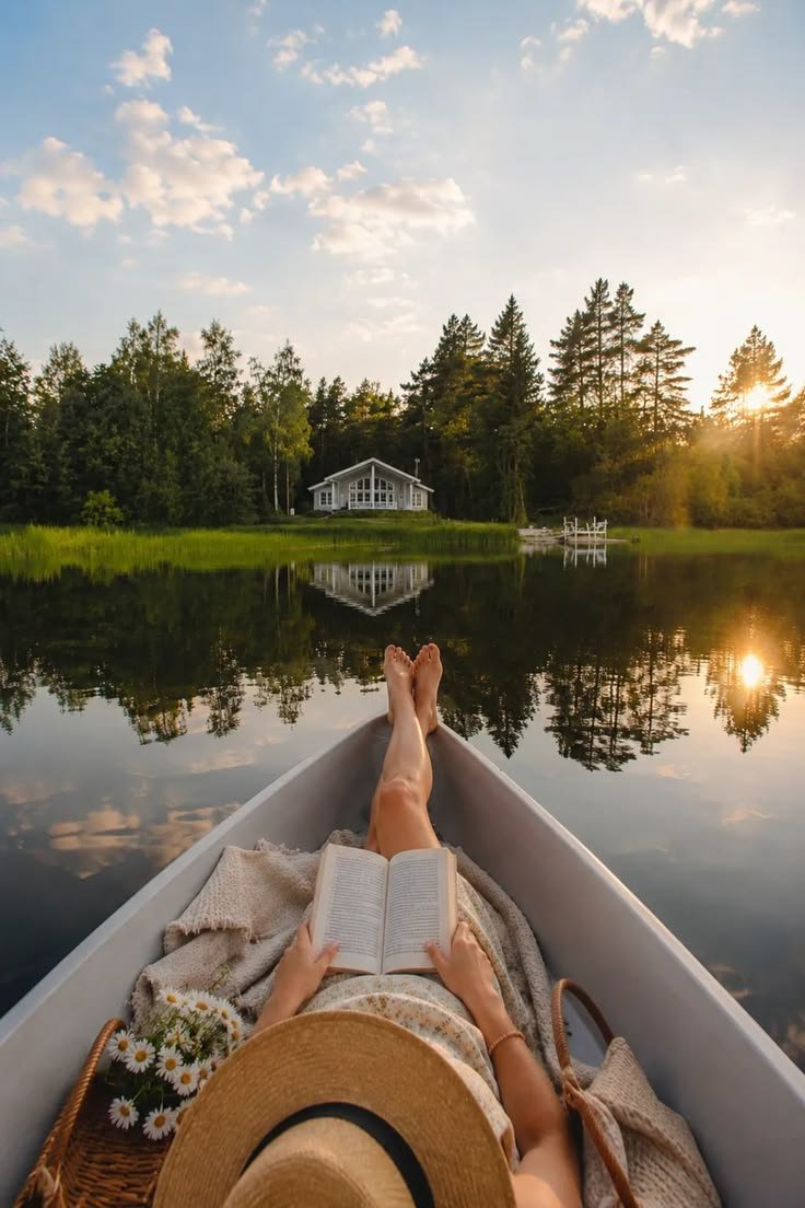 GustavoAdolf_'s tweet photo. El marido vuelve a la cabaña después de varias horas de pesca y decide dormir una siesta. Aunque no conoce bien el lago, su mujer decide salir con la barca. Se mete lago adentro, y se pone a leer un libro. Se le acerca un guardián en su lancha y le dice: 
- Buenos días, señora. ¿Qué está haciendo? 
- Estoy leyendo un libro agente.  
- Está usted en zona restringida para pescar. 
- Discúlpeme, oficial, pero yo no estoy pescando, estoy leyendo. 
- Sí, pero tiene todo el equipo y podría empezar a pescar en cualquier momento, tendré que detenerla. - Si hace eso, lo tendré que denunciar por abuso sexual. 
- ¡Pero ni siquiera la he tocado! 
- Cierto, pero tiene todo el equipo y podría empezar en cualquier momento. 
- Disculpe, que tenga un buen día, señora. 
Y el guardia se marchó. 
Nunca discutas con una mujer que lee.📚