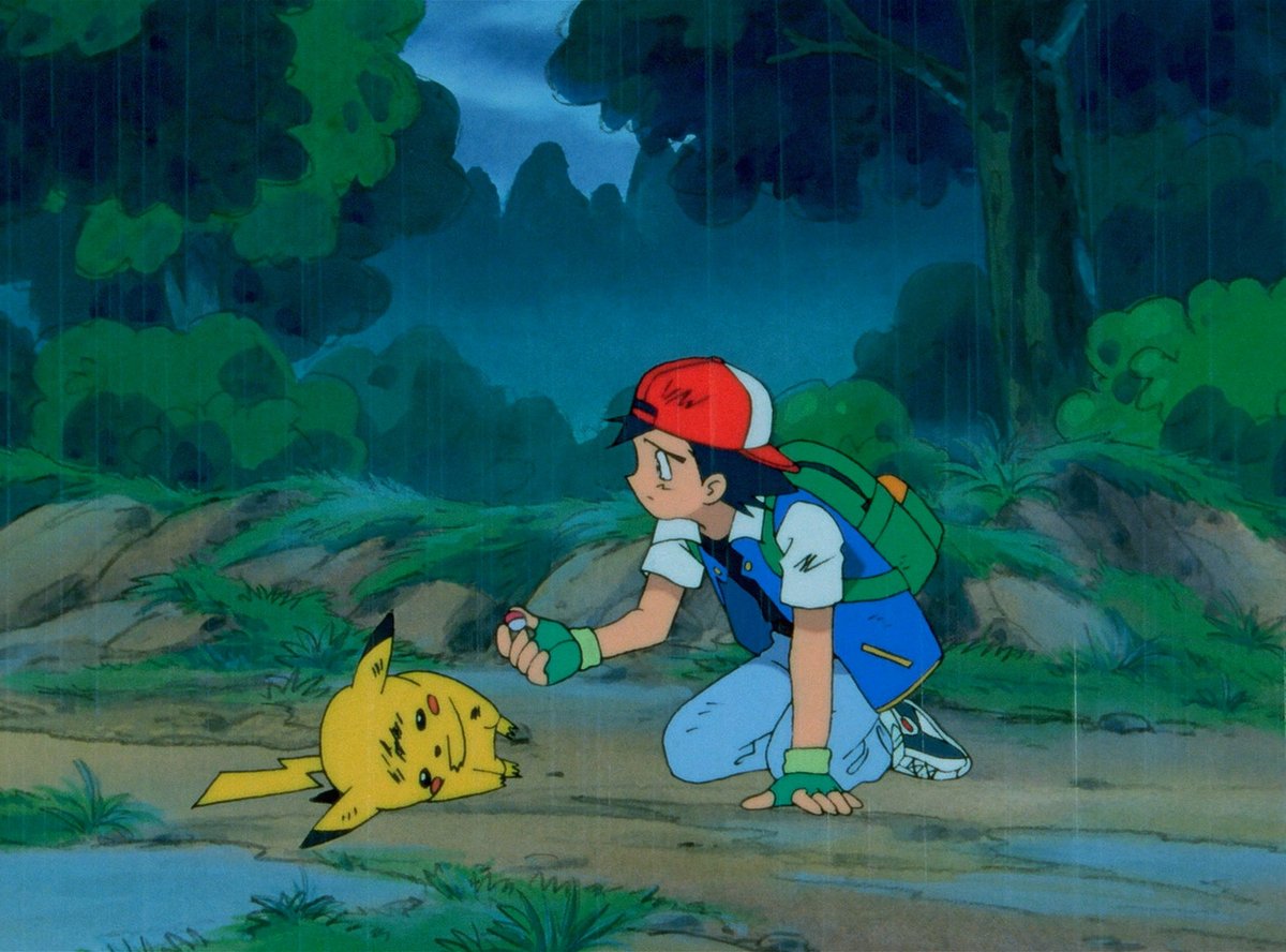 grandnozomi's tweet photo. i think the most tragic thing in the world is how the only HD version of the original pokemon anime we'll ever have is the 1st episode.... https://t.co/H8VhrlXjo4