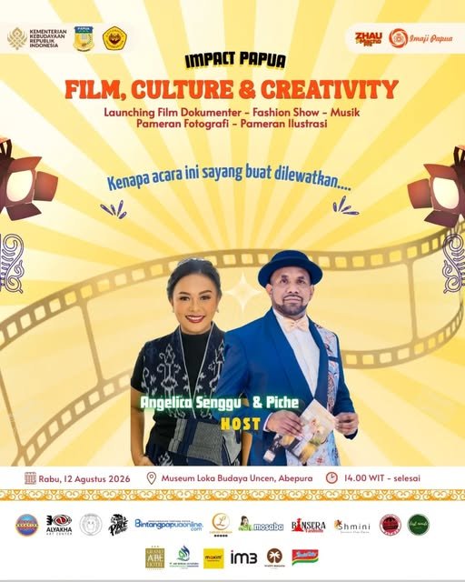 AjengMtr's tweet photo. Saksikan film dokumenter yang mengangkat kisah-kisah inspiratif dari Tanah Papua.

Temui para desainer yang menghadirkan kekayaan budaya Papua melalui karya-karya fashion mereka.

Nikmati pertunjukan musik yang sarat energi, pesan, dan makna. https://t.co/1BhABDuHRh
