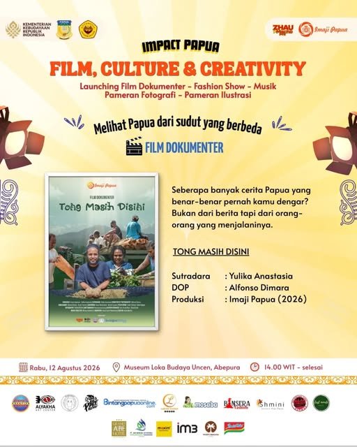 AjengMtr's tweet photo. Saksikan film dokumenter yang mengangkat kisah-kisah inspiratif dari Tanah Papua.

Temui para desainer yang menghadirkan kekayaan budaya Papua melalui karya-karya fashion mereka.

Nikmati pertunjukan musik yang sarat energi, pesan, dan makna. https://t.co/1BhABDuHRh