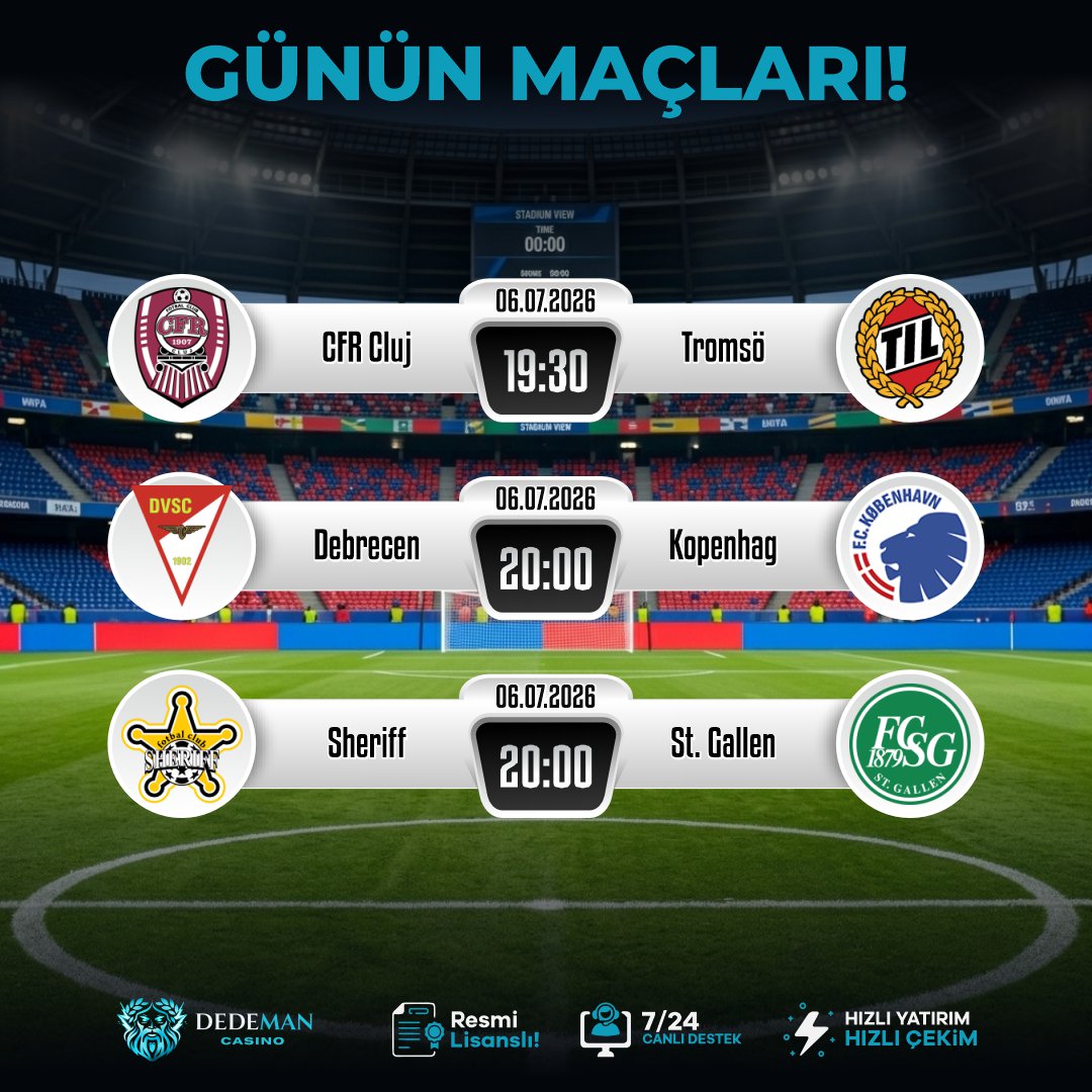 dedemansosyal's tweet photo. DedemanCasino'dan

⚽️En YÜKSEK ORANLAR
🏆Bugün En Yüksek Oranlı Maçlar Kazanç İçin Seni Bekliyor

https://t.co/avUnwTftLx

#Bahis #SporBahis #CanlıBahis #İddaa #BankoKupon #KuponPaylaş #MaçTahmini #KazandıranKupon #dedemancasino #dedemangiris #dedemanguncel https://t.co/95szG8LOaO