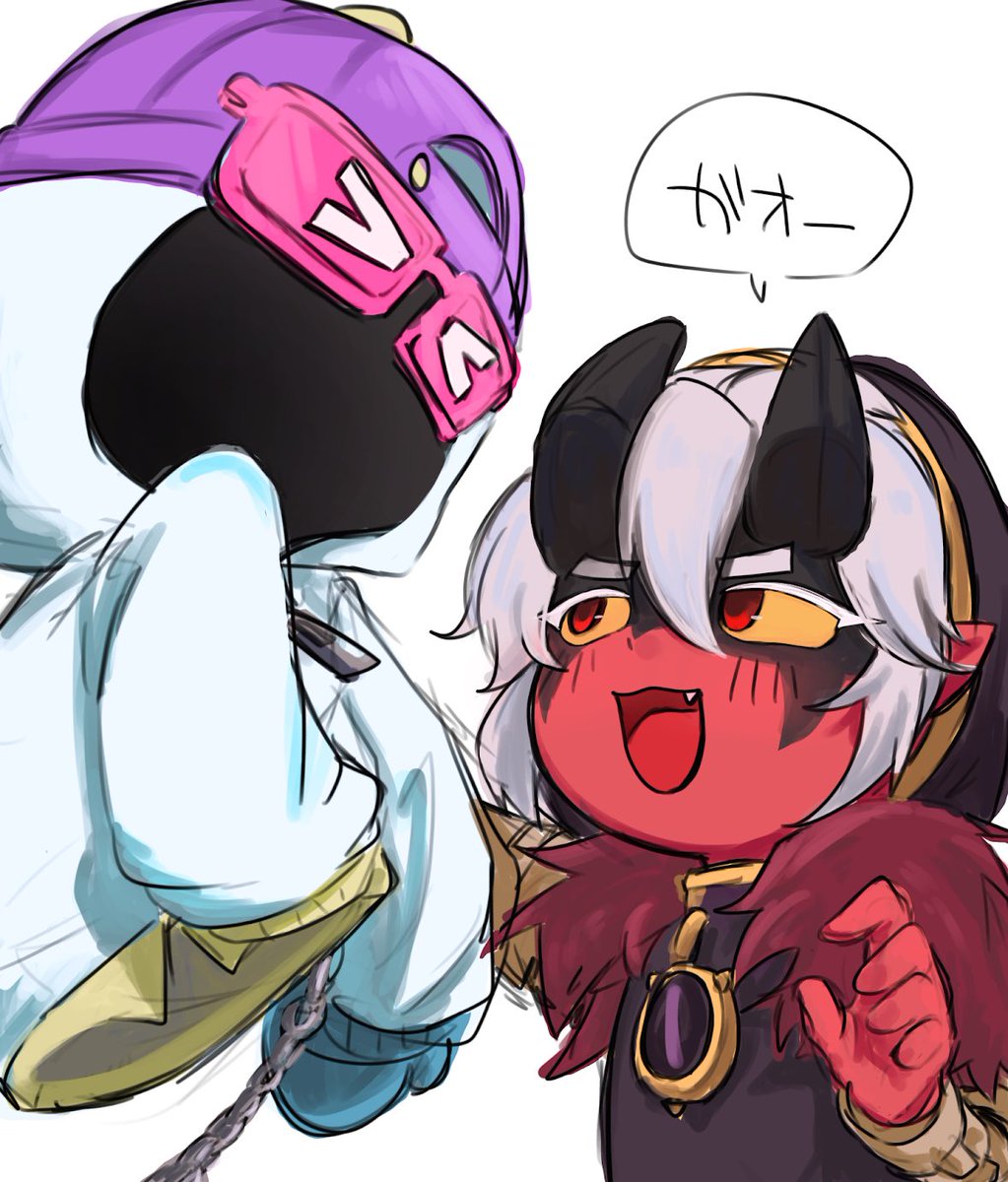 namagohann's tweet photo. 邪悪魔ガスとシェイド！ https://t.co/P82zxjtDA1