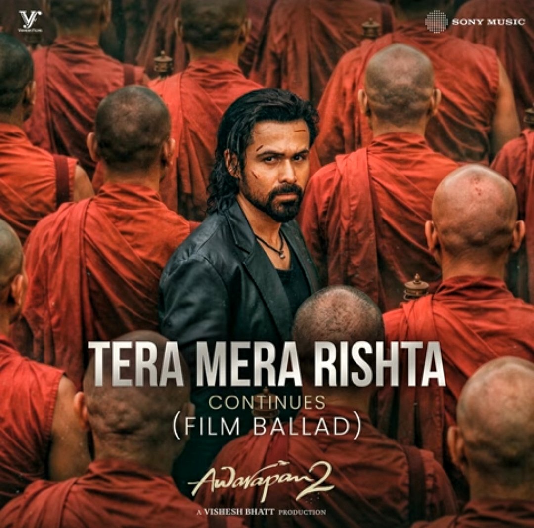 KKEmraanDevotee's tweet photo. Wow!! Such an amazing track 🔥🔥
It sounds so magical with new lyrics.❤️✨

"Mana hai toota tu
Khud se hai chhuta tu
Khud ko tu khud se mila"

Singer - Saaj Bhatt, Subodh Sharma 
Music composer - Mithoon

#EmraanHashmi #Awarapan2

"Tera Mera Rishta"2.0 Full Audio Out now :-
https://t.co/TVDe0y29ye