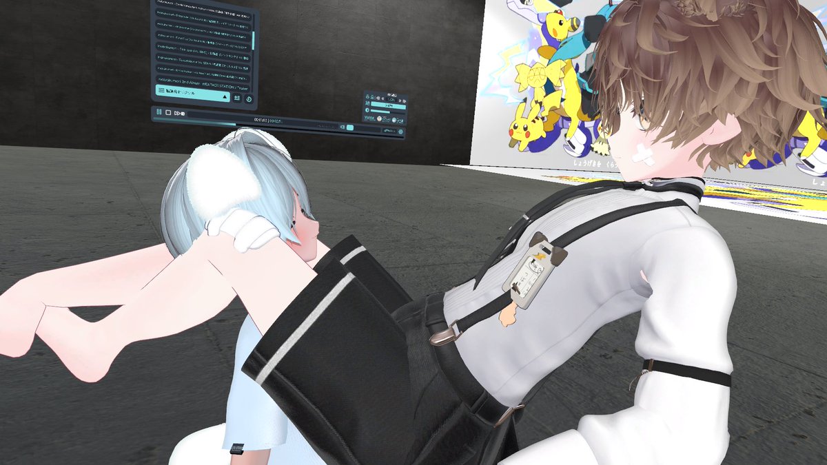 Yu_u_knJ's tweet photo. フルトラ未成年ショタの太ももに挟んでもらえるゲーム、VRCHATはなんとSteamで無料 https://t.co/q9EbAdoSXA