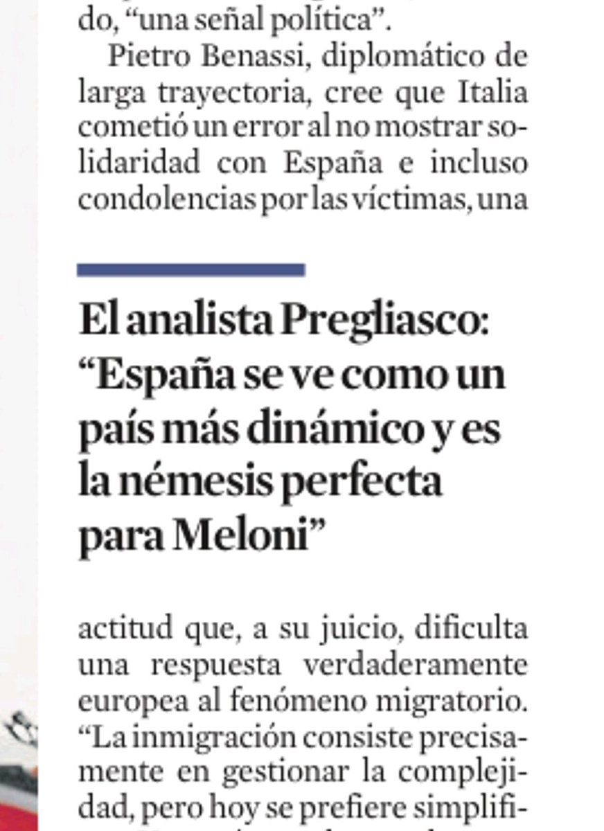 lorepregliasco's tweet photo. Oggi su @LaVanguardia su Spagna e Italia, Sanchez e Meloni 🇪🇸 🇮🇹

https://t.co/RSDijMmdpx https://t.co/wHnUaMdoZH