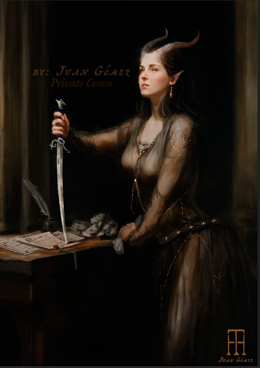 JuanGomez_Tahur's tweet photo. "The Tiefling queen" https://t.co/05gNC59uZ1