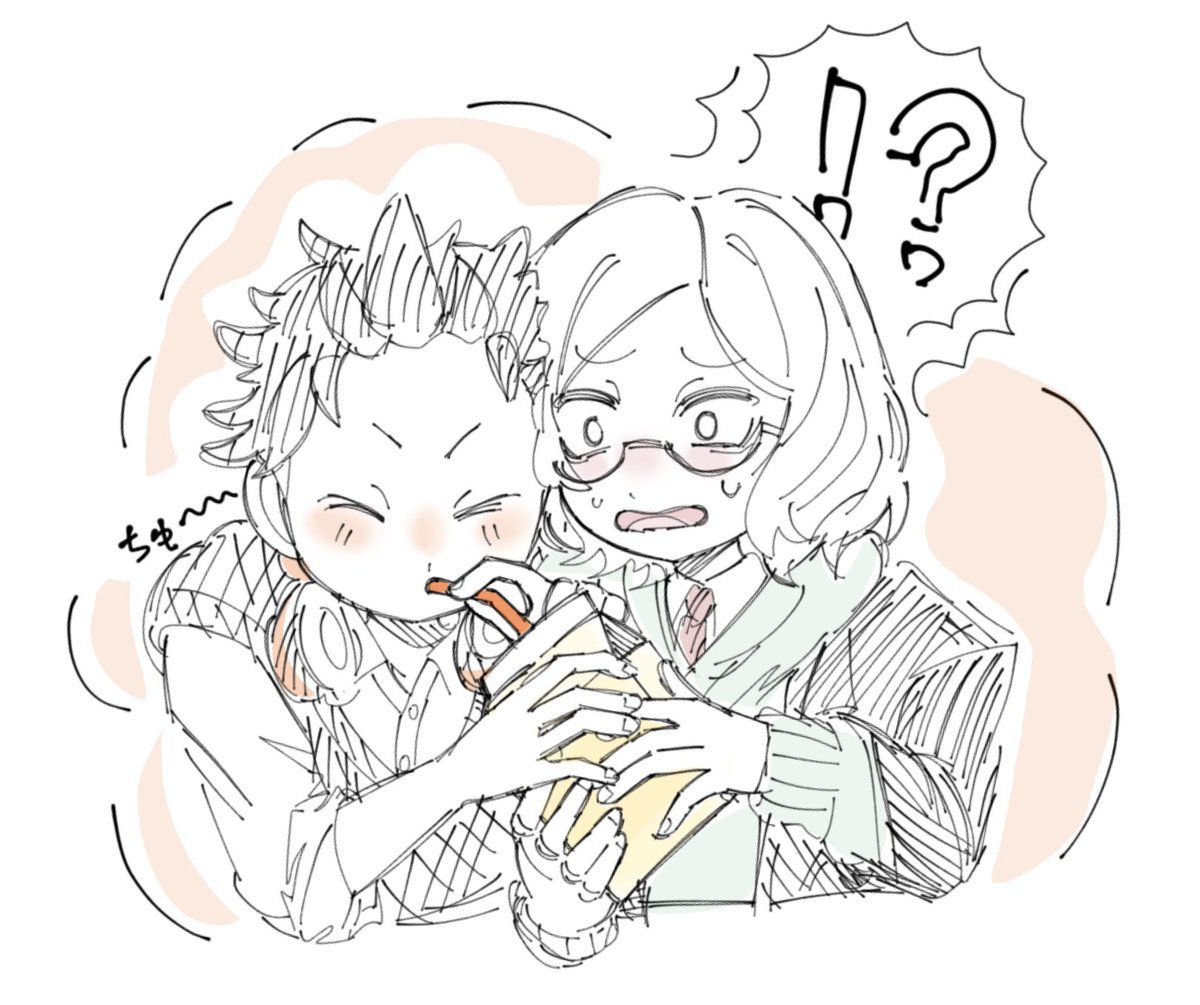Halomatsuli8686's tweet photo. 学パロオトスバ https://t.co/BXMzGIgPpL