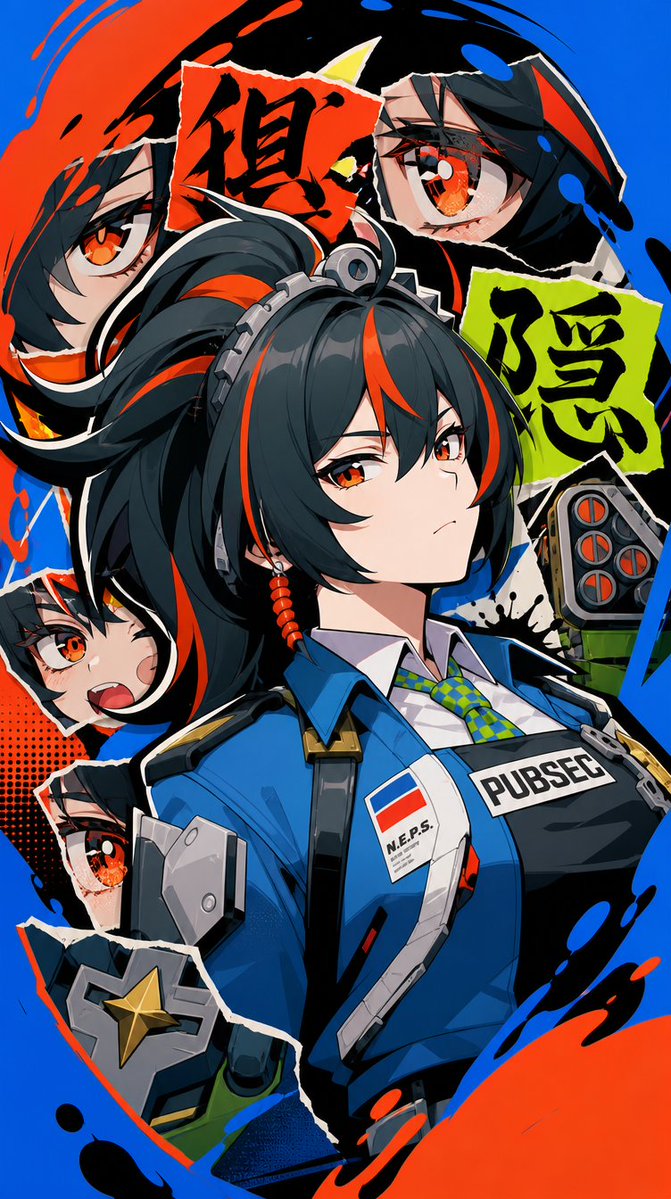 Design4p0's tweet photo. Zhu Yuan, la dedicada capitana del Equipo de Respuesta Especial de la Seguridad Pública - Zenless Zone Zero
#AIイラスト 
Apóyame dejando tu ❤ y 🔁 https://t.co/OWhq2CVbSE