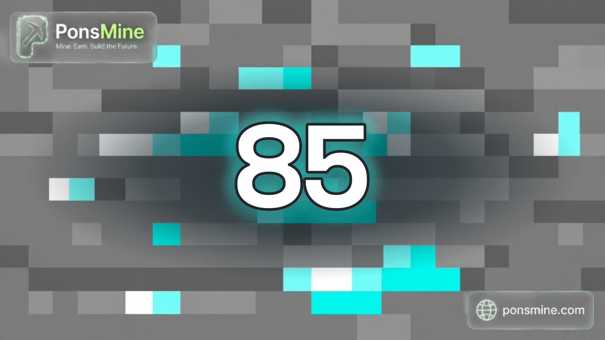 ponsdotmine's tweet photo. Halfway to discovering the next block.

The next block is now worth 85 $PONS. https://t.co/SDxzpjJPUv