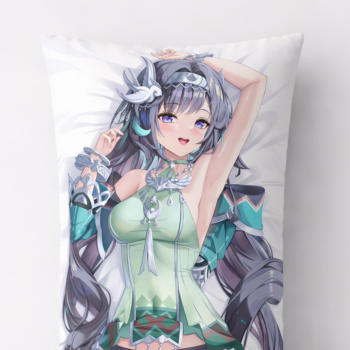 AnimePillow2018's tweet photo. 【原神】藍硯 【Genshin Impact】Lanyan Anime Fan-art pillowcase design. More here: https://t.co/OZoksQTWAZ https://t.co/Sq2jWSCJFJ