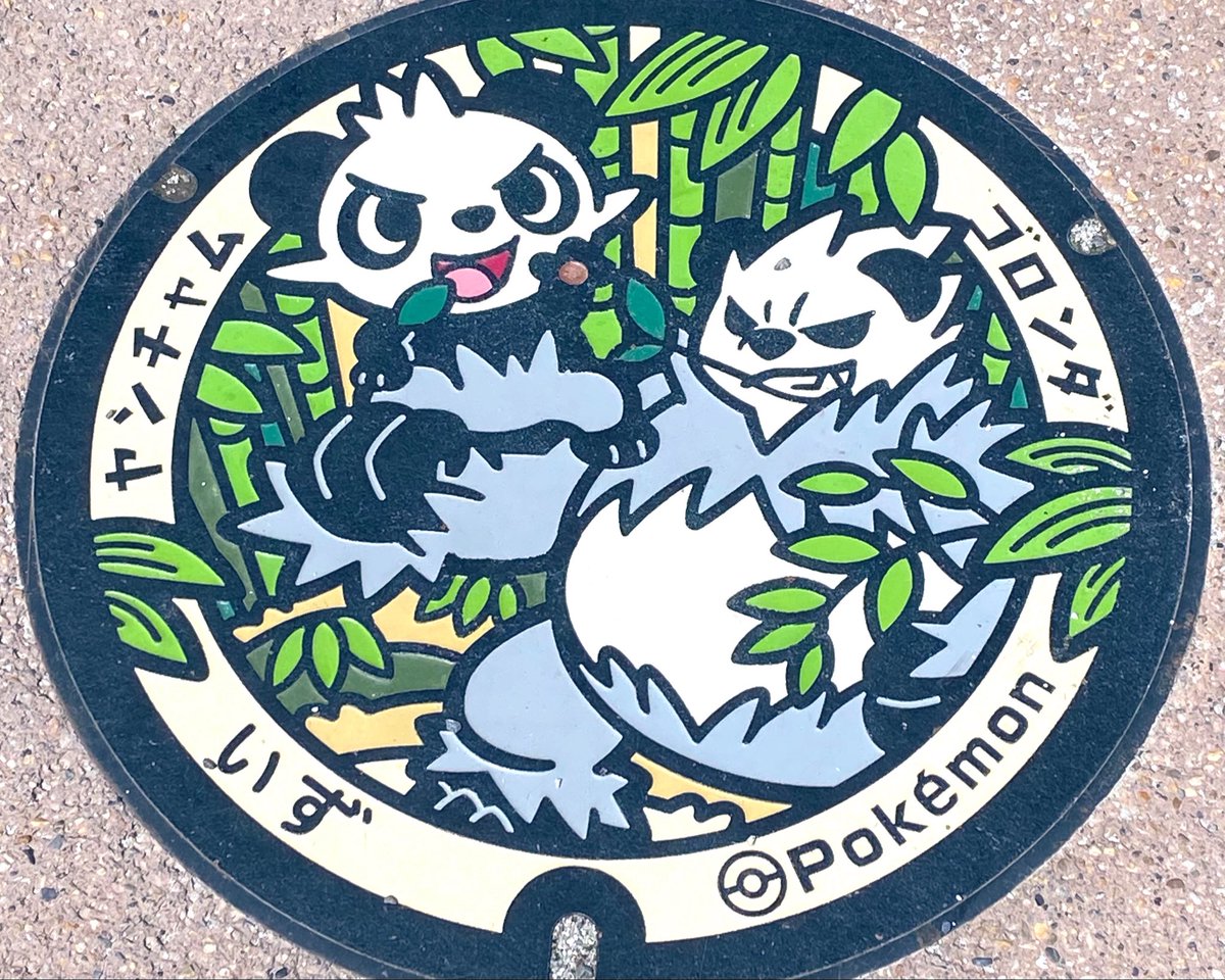 LenBug423's tweet photo. 今年4月の静岡旅行の伊豆市で撮影した、
ヤンチャムとゴロンダのポケふた！🐼🎋

(※以前よりフォロワーが増えたため再投稿)

#ポケふた
#ポケモンfit https://t.co/tgJheqmJAQ