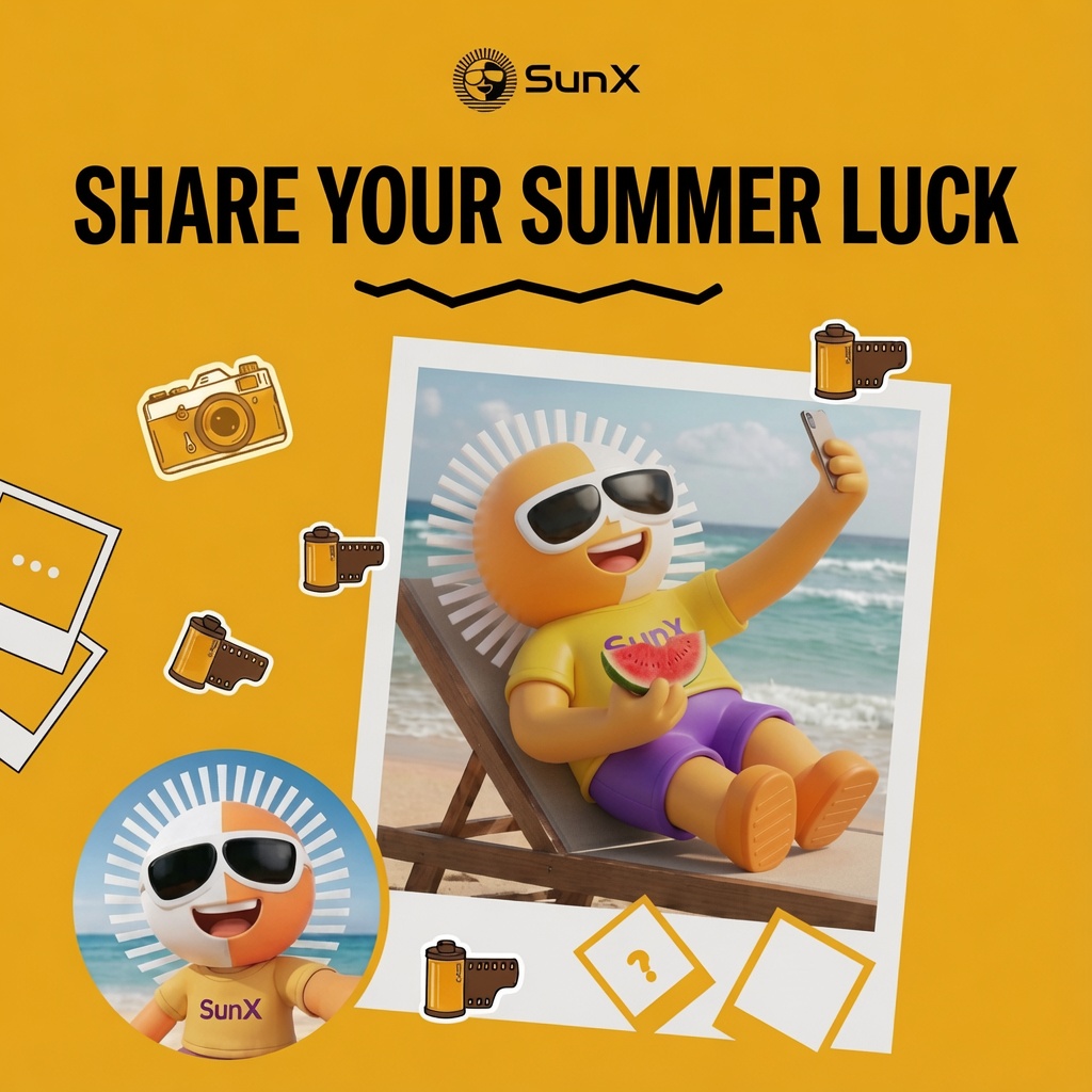 SunX_DEX's tweet photo. Summer luck loading!!! 😎

> follow @SunX_DEX & @sunwukong_DEX 
> drop your SUMMER pic (beach, ice cream, watermelon, coconut, bikini... anything ☀️)
> tag 3 frens + use #SunXSummerVibes

💸 4 winners split 20 USDT

Like & RT for better luck.
