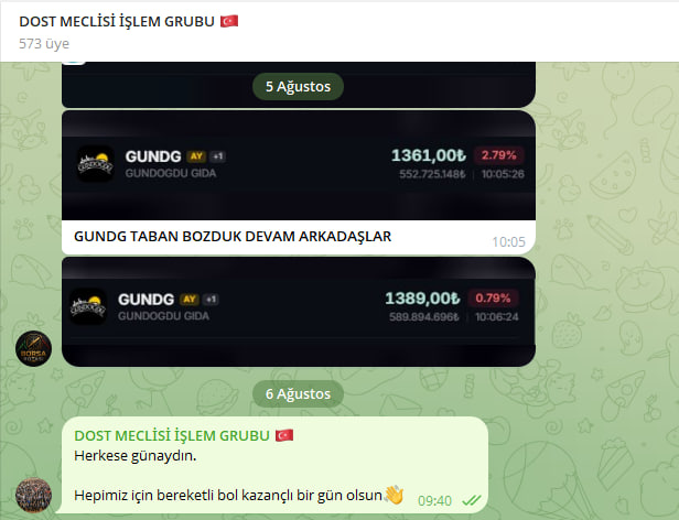 MustafaKumter's tweet photo. Fazla söze gerek yok !

DÜN ÖZEL İŞLEM GRUBUNDAN
ALDIĞIMIZ✅

🚩GUNDG

 DÜN ANLIK FİYAT : 1361,00 TL

BUGÜN ANLIK FİYAT: 1694,00 TL TAVAN🔥🔥

Sizde aramıza katılmak için aşağıdaki linkten
ücretsiz katılın↩️
https://t.co/xjqEMavDAY

#BistŞirketler #BIST500 #Borsaİstanbul  #altın https://t.co/l2u3SlmjIC