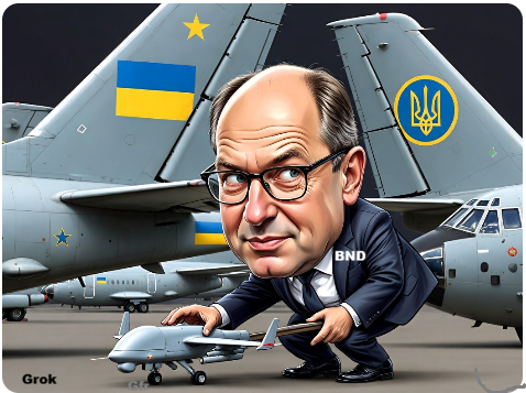 BerndHaake1's tweet photo. Die Drohne wurde in Leipzig publikumswirksam zwischen ukrainischen Militär-Frachtflugzeugen positioniert, kurz nachdem Innenminister Dobrindt die russische Bedrohungslage von hybrid (erfunden) auf hoch eingestuft hat. Erstaunlich, dass kein russischer Ausweis entdeckt wurde....
Sind sie wirklich so dumm, zu glauben, auf diese Weise kurz vor den Wahlen in Ostdeutschland Angst vor dem "bösen Russen" schüren zu können? Ich fürchte ja.