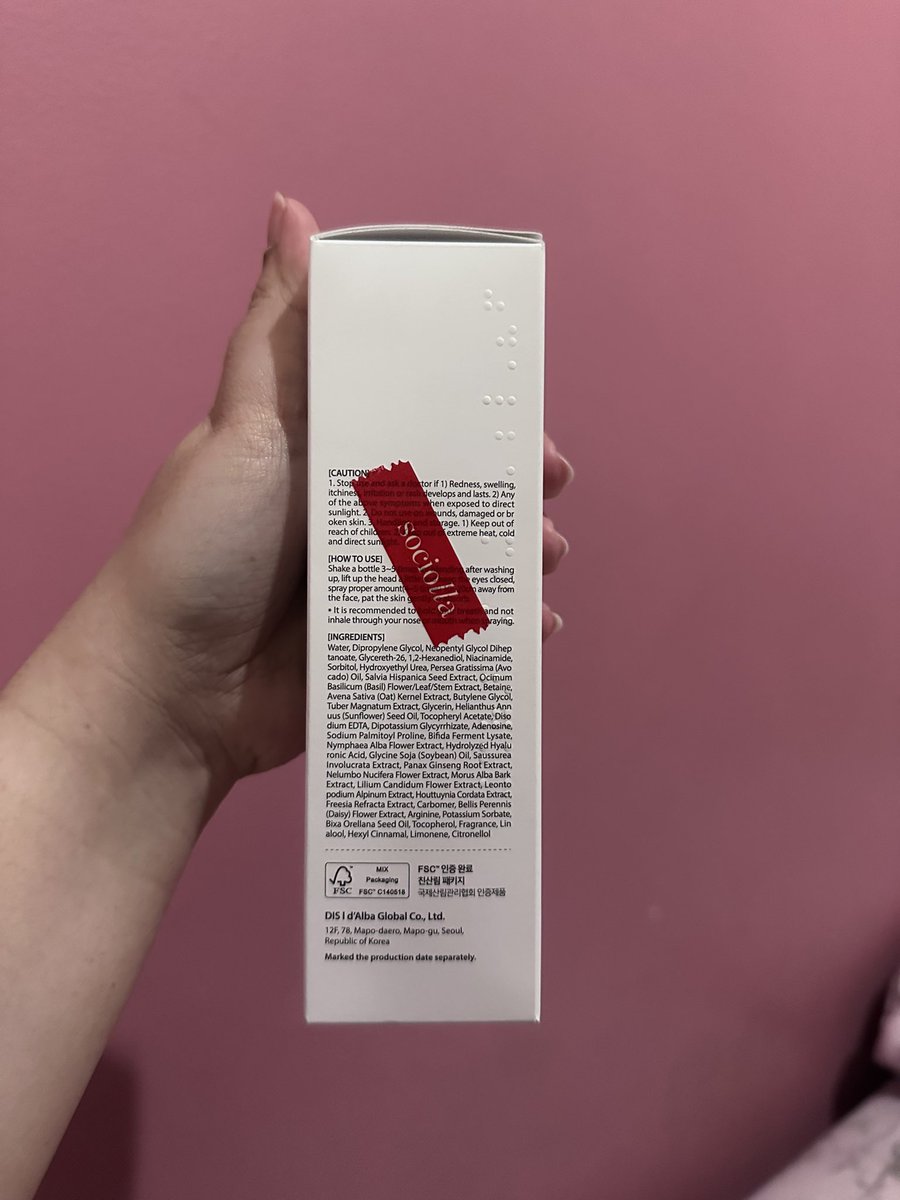 acasupercute's tweet photo. WTS Preloved D’Alba Spray Serum 100 ML. Original beli di Sociolla ya ada bukti pembelian. Isi sekitar 80-85% an ya masih banyak, jarang dipake krn kurang cocok. Exp 2028/04/01

💸150.000 https://t.co/V44ojA5VFp