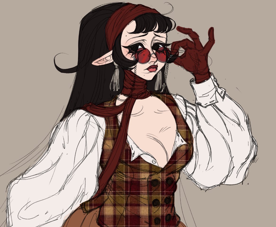 funhaver07's tweet photo. befuddled by my ability to not draw for several months then pop off with the most divalicious baddie pit of no where every time https://t.co/10vEsR27Ff