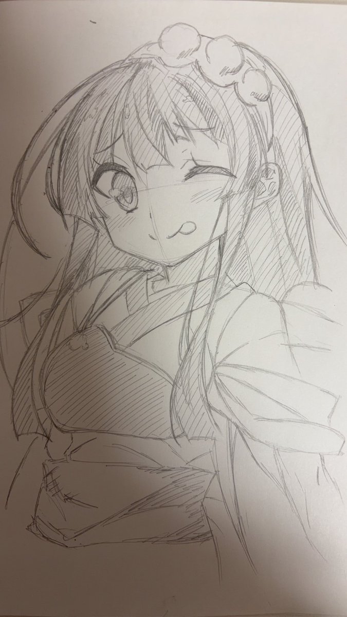 osha_106's tweet photo. 30分模写練習① https://t.co/xvc1cnAwwQ