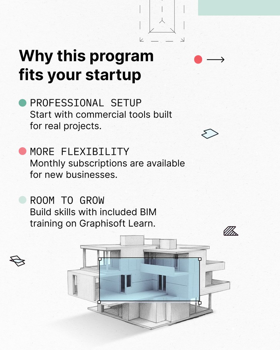 ARCHICAD's tweet photo. Launching your architectural or interior design firm? Choose tools that support your ambitions and help you balance your budget. 

👉 Learn more: https://t.co/def5WuH2xP https://t.co/gVzBAzLVIN