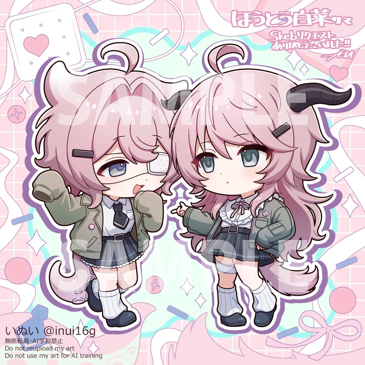 inui16g's tweet photo. 久しぶりにSkebで描かせていただきました！リクエストありがとうございました💕
#skeb #commission https://t.co/7q29WsNahK