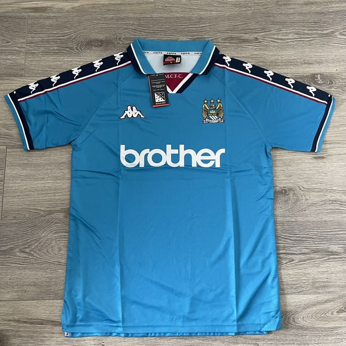 TifeMCFC's tweet photo. Good morning cityzens ๐ฉต
Rate this kit out of 10.
#retrojersey https://t.co/3rb8oarfju