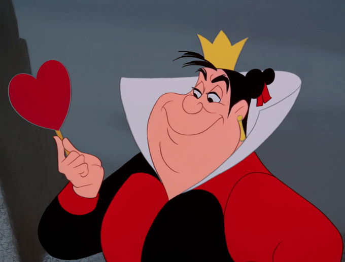 DisneyStudioJ_A's tweet photo. ⿻♥♦┈┈┈┈┈┈┈┈
⠀
今日（8/10）は #ハートの日
ハートといえば……
⠀
⠀　　　ハートの女王❤
⠀
いいねで「❤」を贈ろう📢
⠀⠀
#ふしぎの国のアリス
⠀
⠀　　　　　┈┈┈┈┈┈┈┈♠♣⿻ https://t.co/3gmenLorAp