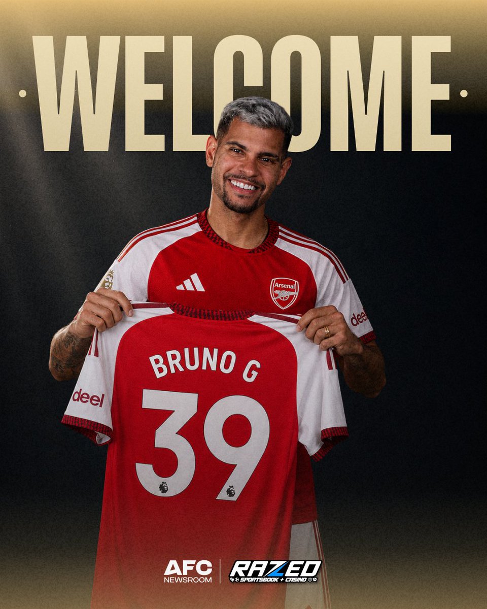 afcnewsroom's tweet photo. 🚨 OFFICIAL. Bruno Guimarães has completed his medical and signed.

Four year deal, squad number 39. Welcome to Arsenal! 🔴✍️ https://t.co/hi0jcPzUzM