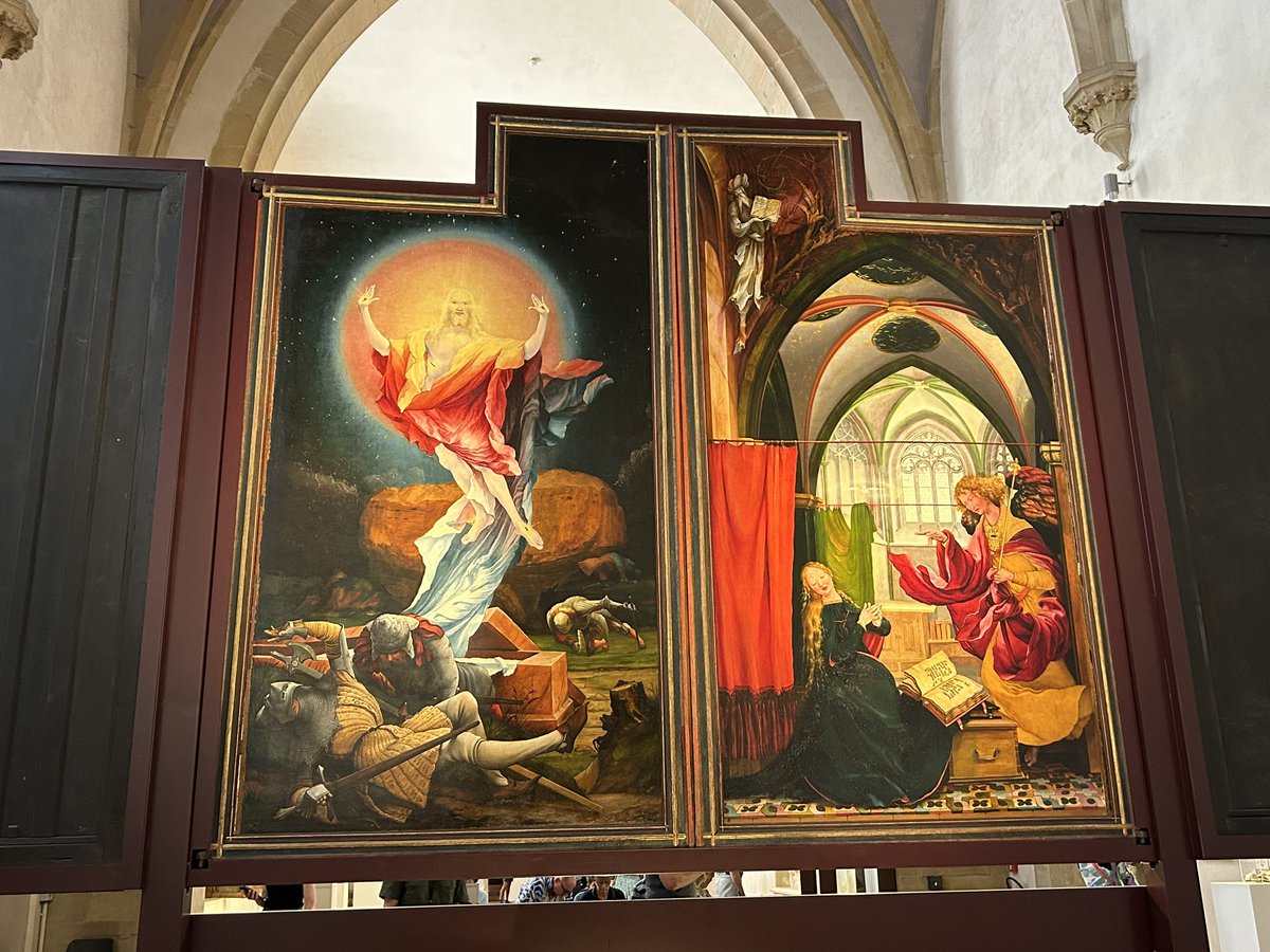 miitagon's tweet photo. ウンターリンデン美術館🇫🇷
イーゼンハイムの祭壇画⛪️ https://t.co/El21klFKUj