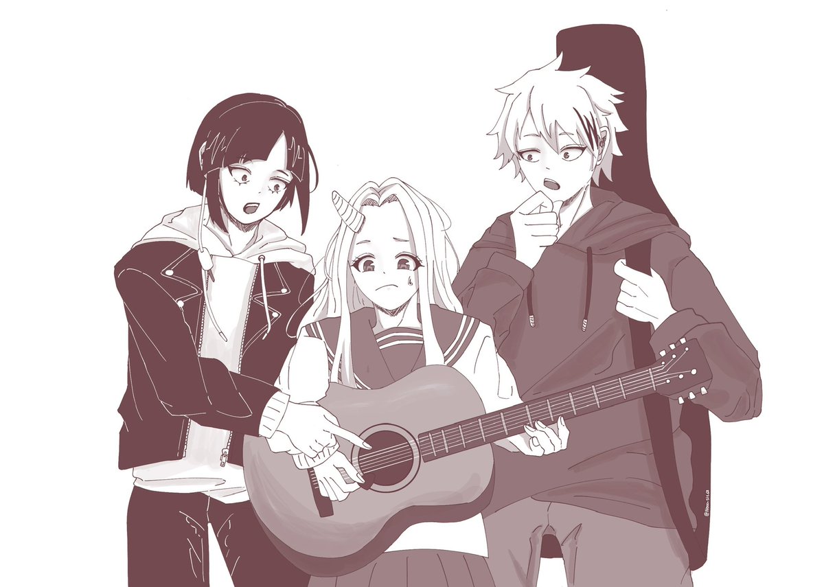 Neoo_sit68's tweet photo. 音楽の先輩と一緒に練習🎸 https://t.co/RtSF8QCyPj