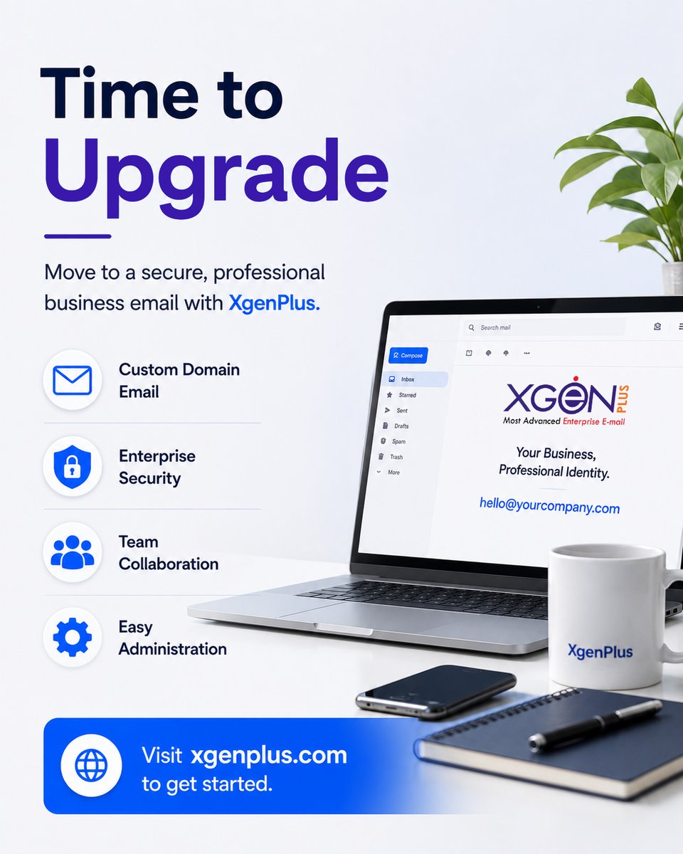 xgenplus's tweet photo. your email helping your business or holding it back? Swipe to find out.

#XgenPlus #BusinessEmail #EmailSecurity #SMB #Productivity https://t.co/MglgaQBbK4