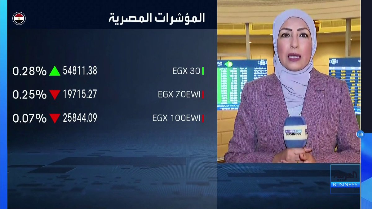 مراسلة العربية فهيمة زايد: ضغوط بيعية بالبورصة المصرية على الأسهم الصغيرة والمتوسطة.. ونصائح بتخفيف مراكز الشراء بالهامش. مكاسب للجنيه المصري 2.6% خلال الأسبوع الحالي بسبب عودة التدفقات في أدوات الدين نبض السوق _Business 