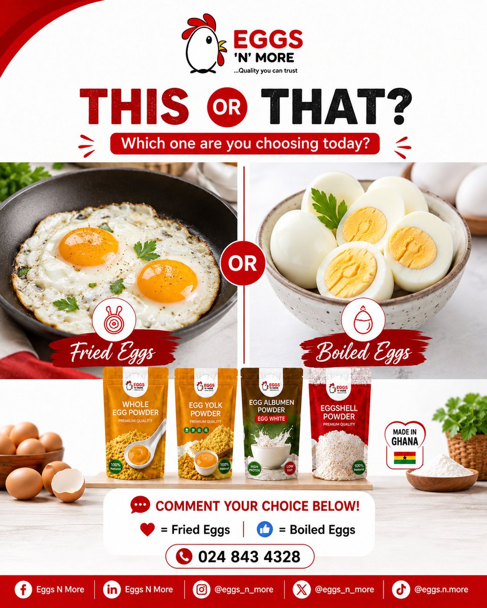 eggs_n_more's tweet photo. 🍳 Fried or 🥚 Boiled?

You can only pick one!

Reply with your choice 👇
#EggsNMore https://t.co/qzRRyX28mC