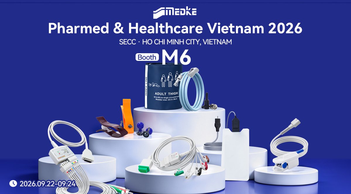 Medke_Medical's tweet photo. After Bogotá, we're heading to Ho Chi Minh City. 🇻🇳

Medke @ Pharmed &amp; Healthcare Vietnam 2026 Sept 22–24 · SECC · Booth M6

NIBP. ECG. SpO₂. ESU. Full portfolio. Southeast Asia — see you soon.

#Medke #PharmediVietnam2026 #Vietnam #MedTech https://t.co/HgGQR50JZw