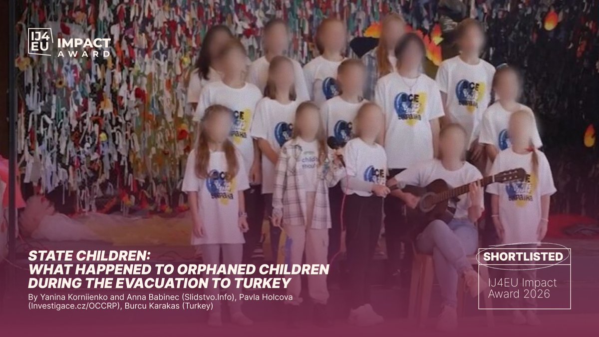 ECPMF's tweet photo. They survived Russian bombs, only to be exploited.

“State Children” sheds light on how Ukrainian orphans evacuated to Turkey were left unprotected and even abused by the very staff meant to care for them. A closed criminal case has now been reopened. https://t.co/0mixIzimKy https://t.co/7QnjgsVooO