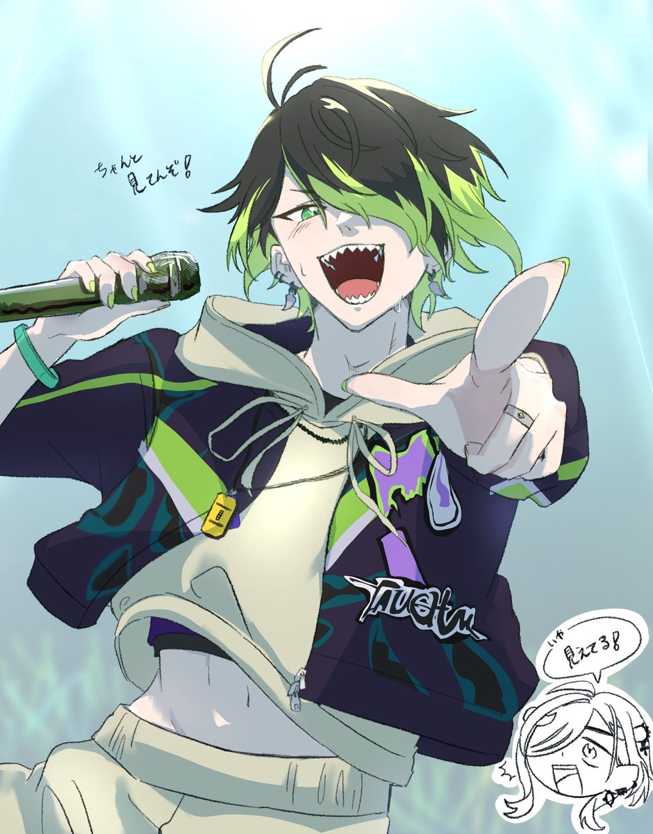AzumA_8109's tweet photo. ｽﾊﾟﾗｲ(?)ﾓｳｿｳ🎤

 #スパリク  #スパリクファンアート https://t.co/Y0Nv0MM290
