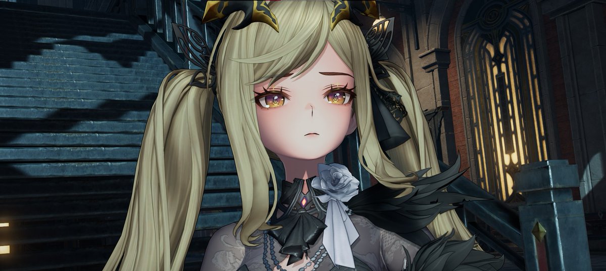 daipiart's tweet photo. Flora 🖤

#duetnightabyss #videogame https://t.co/YSv6OCmkSS