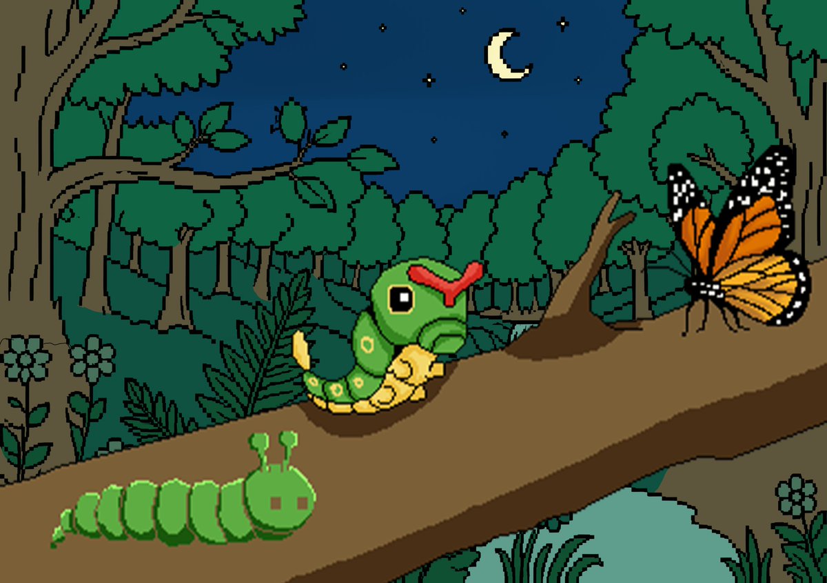 ishuu_illust's tweet photo. Tiny pixels, big imagination.🎨💚
#PixelArt #IndieDev #GameArt #PixelArtist #DigitalArt #PixelDailies #Gamedev #PixelDrawing #RetroArt #Nature #Forest #Artwork #ArtistOnX #Art #Pixels https://t.co/RvUTqviCCs