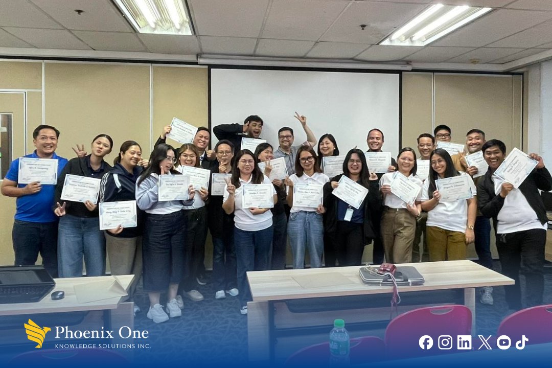 phoenixone_ph's tweet photo. Thank you to everyone who joined our recently concluded ITIL® Foundation (Version 5) training. 

Congratulations to all participants for taking a step forward in strengthening their professional capabilities and commitment to service excellence.

We Learn By Doing

#PhoenixOne_PH https://t.co/6O3MZrew4d