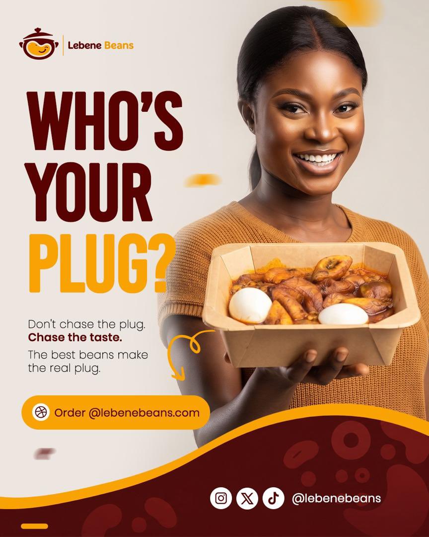 thenanaaba's tweet photo. One taste and you’ll know why Lebene is Ghana’s best gobɛ. 

Order in minutes with the AI assistant and enjoy 10% OFF your first order.

@lebenebeans 😋 https://t.co/C7I4Clceh3